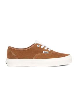 Baskets Vans Authentic Piel Camel pour Femme