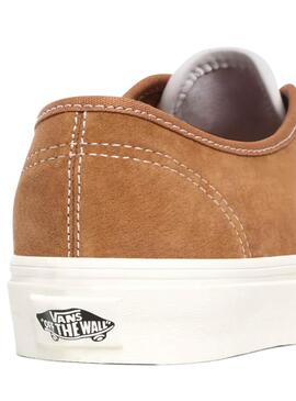 Baskets Vans Authentic Piel Camel pour Femme