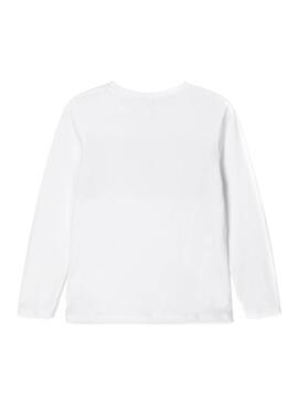 T-Shirt Name It Fodessa Blanc pour Fille