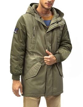 Parka Pepe Jeans Greene Vert pour Homme