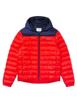 Veste Lacoste Bicolor Rouge et Bleu Bleu marine Homme