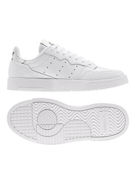 Baskets Adidas Supercourt Blanc pour Femme