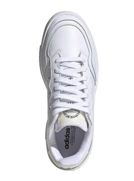 Baskets Adidas Supercourt Blanc pour Femme