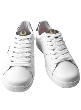 Baskets Fred Perry B721 Blanc pour Homme