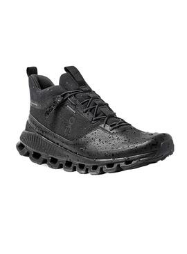 Baskets On Running Cloud Hi Waterproof  Noir