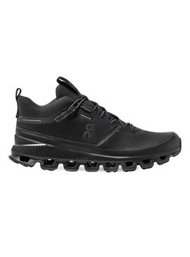 Baskets On Running Cloud Hi Waterproof  Noir