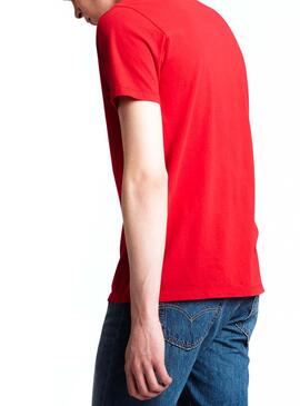 T-Shirt Levis Icon Rouge Homme