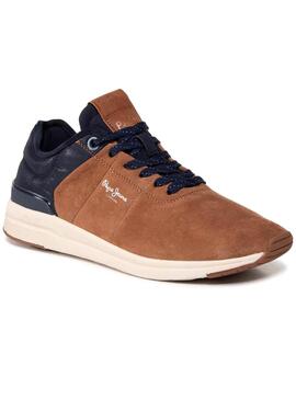 Baskets Pepe Jeans Jayker Camel pour Homme