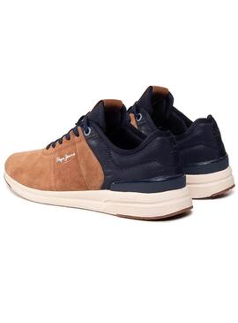 Baskets Pepe Jeans Jayker Camel pour Homme