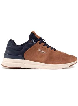 Baskets Pepe Jeans Jayker Camel pour Homme