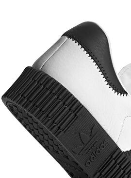 Baskets Adidas Sambarose Blanc et Noire Femme