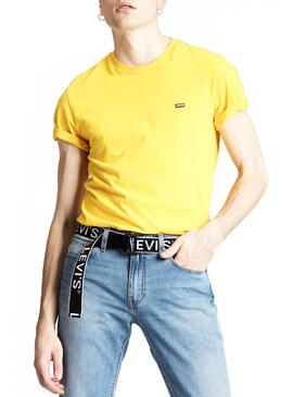 T-Shirt Levis Icon Homme Jaune