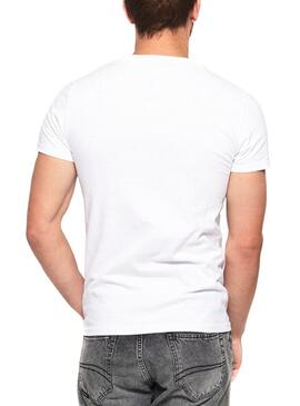 T-Shirt Superdry Malibu Blanc Homme