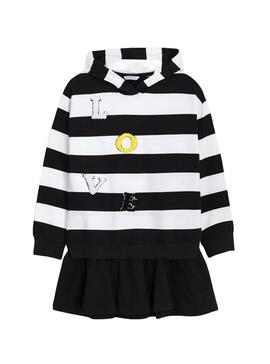 Robe Mayoral Knitted Rayures Noire pour Fille