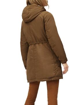 Parka Pepe Jeans Rebecca Réversible Tostado Beige