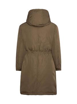 Parka Pepe Jeans Rebecca Réversible Tostado Beige