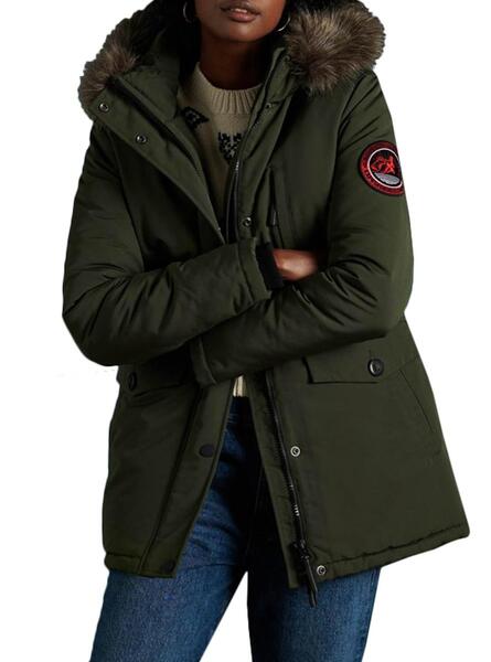 Parka Superdry Everest Vert pour Femme