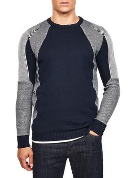 Pull G-Star 3D Moto Marin pour Homme