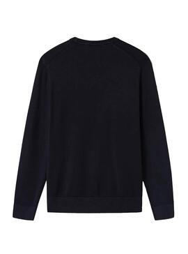 Pull Napapijri Droz 2 Bleu marine pour Homme