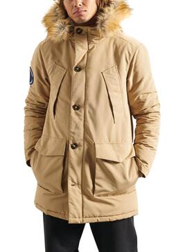 Parka Superdry Everest Beige pour Homme