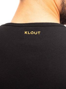 T-Shirt Klout Organic Premium Noire pour Homme