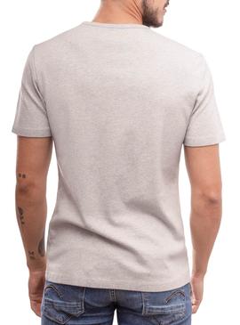 T-Shirt Klout Organic Premium Gris pour Homme