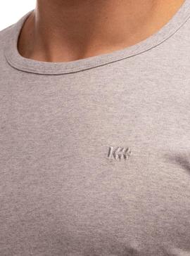 T-Shirt Klout Organic Premium Gris pour Homme
