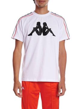 T-Shirt Kappa Dobrev Blanc pour Homme