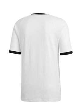 T-Shirt Adidas 3 Stripes Blanc Hommes
