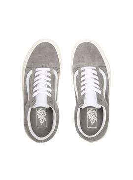 Baskets Vans Old Skool Gris pour Femme