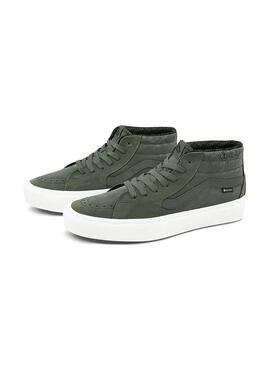 Baskets Vans Sk8-HI Gore-Tex Vert pour Homme