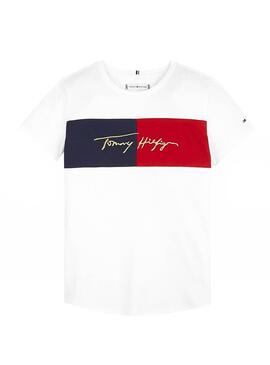 T-Shirt Tommy Hilfiger Icon Blanc pour Garçon