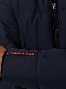 Veste Superdry Sports Bleu Bleu marine Homme