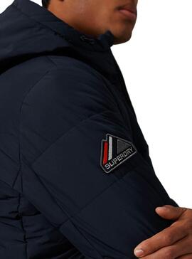 Veste Superdry Sports Bleu Bleu marine Homme