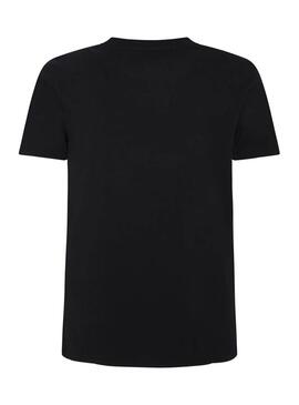 T-Shirt Pepe Jeans Albert Noire pour Garçon