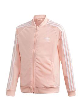 Veste Adidas Tracktop Rose pour Fille