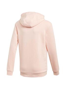 Sweat Adidas Trefoil Coral pour Fille