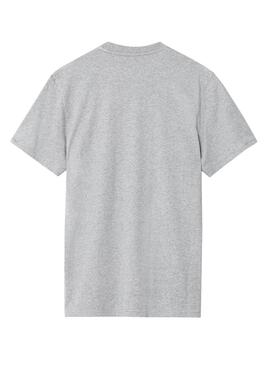 T-Shirt Napapijri S-Ice Gris pour Homme