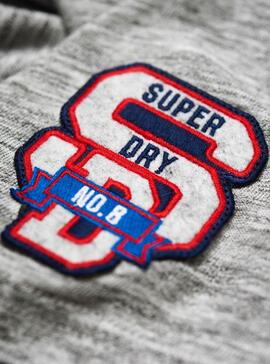 T-Shirt Superdry Grey Patch Pour Homme