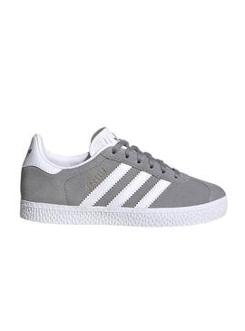 Baskets Adidas Gazelle Gris pour Fille et Garçon