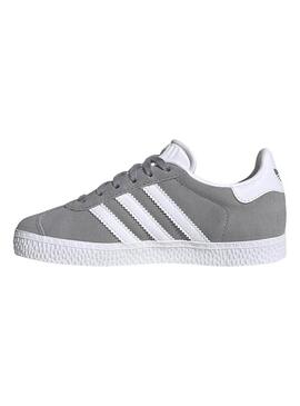 Baskets Adidas Gazelle Gris pour Fille et Garçon