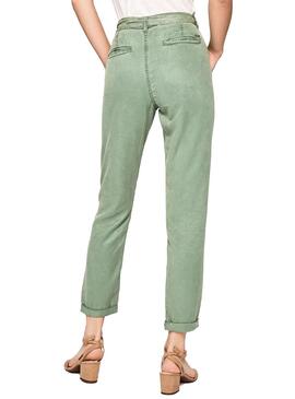 Pantalons Pepe Jeans Drifter Vert Femme