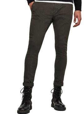 Pantalon G-Star Chino Skinny Asfalt pour Homme