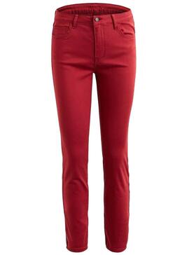 Vila Vikimmie pantalon Grenat