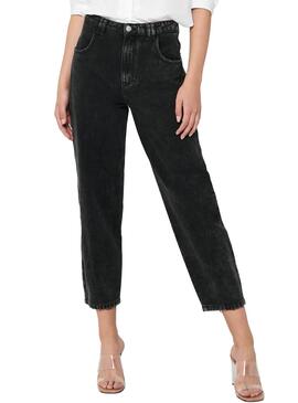 Jeans Only Carotte Logan Noire Femme