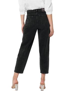 Jeans Only Carotte Logan Noire Femme