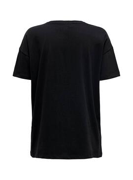 T-Shirt Only Piber Noire pour Femme