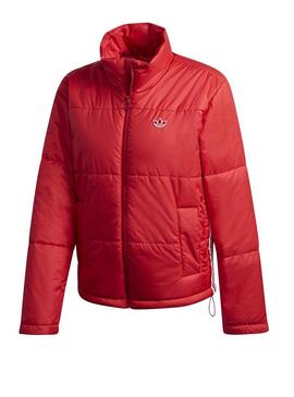 Veste Adidas Short Puffer Rouge pour Femme