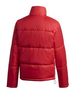 Veste Adidas Short Puffer Rouge pour Femme