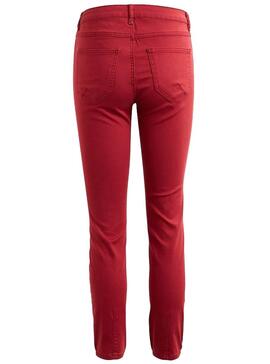 Vila Vikimmie pantalon Grenat